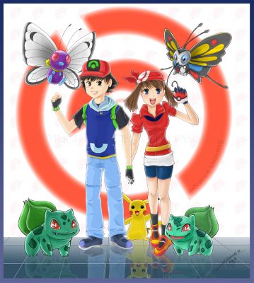 Advance Shipping
May and Ash with their matching pokemon.
Keywords: advance shipping may ash